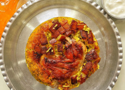 طرز تهیه ته انداز مرغ با شوید؛ یک غذای شیک و مجلسی